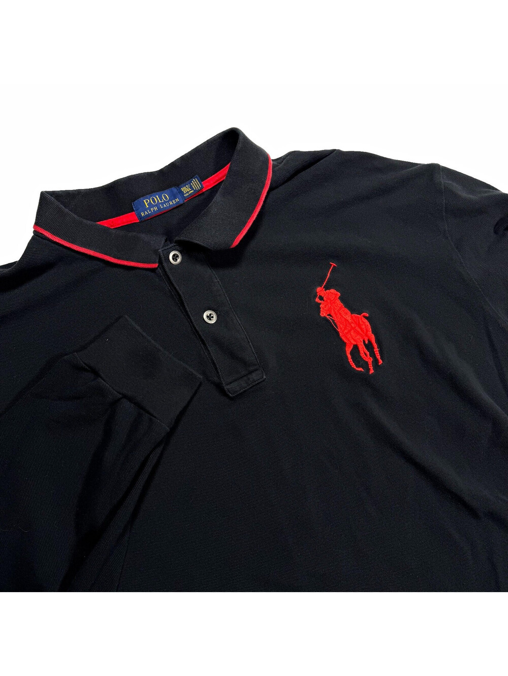 Polo Ralph Lauren Big Pony Men's Long Sleeve Polo Shirt Classic Fit 3XLT